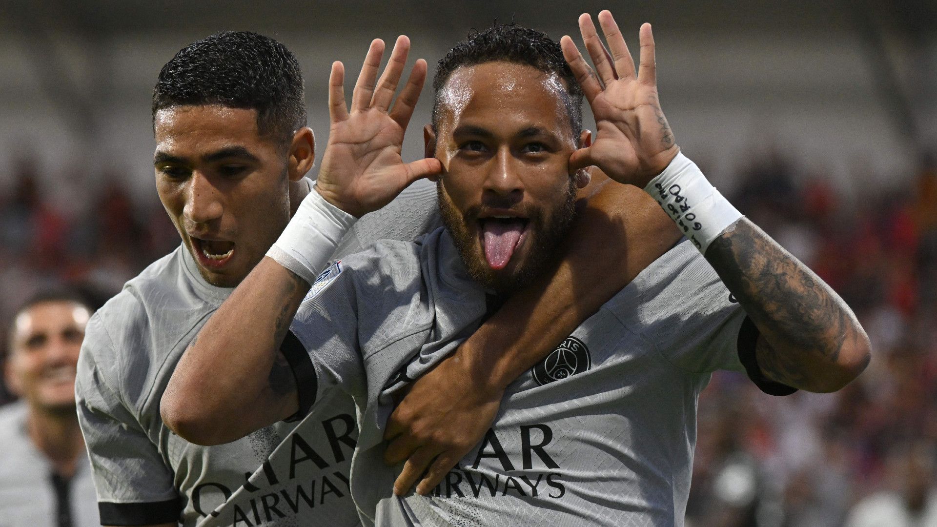 ACHRAF HAKIMI NEYMAR PSG LIGUE 1 06082022