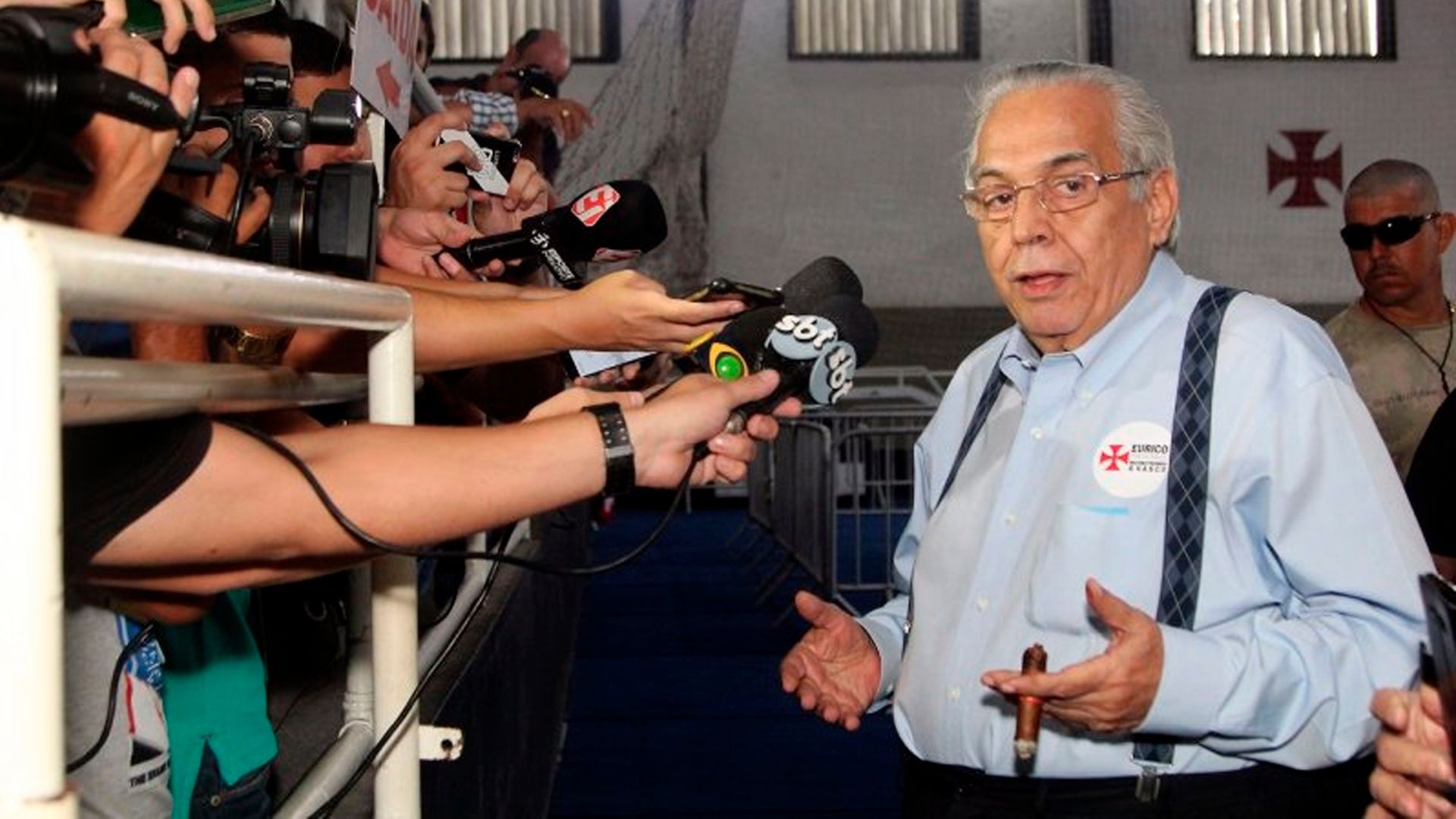 Eurico Miranda comemora a vitória da eleição 08 11 17