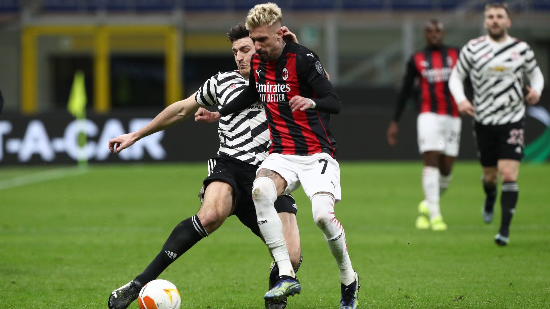 Maguire Castillejo Milan Manchester United 2021