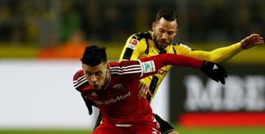 Alfredo Morales Gonzalo Castro Ingolstadt Borussia Dortmund Bundesliga 031717