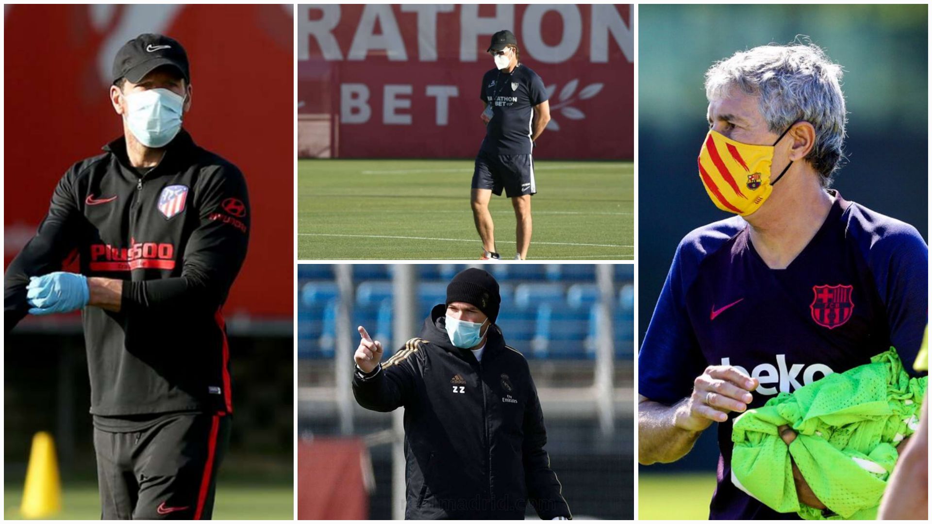 Entrenadores LaLiga coronavirus