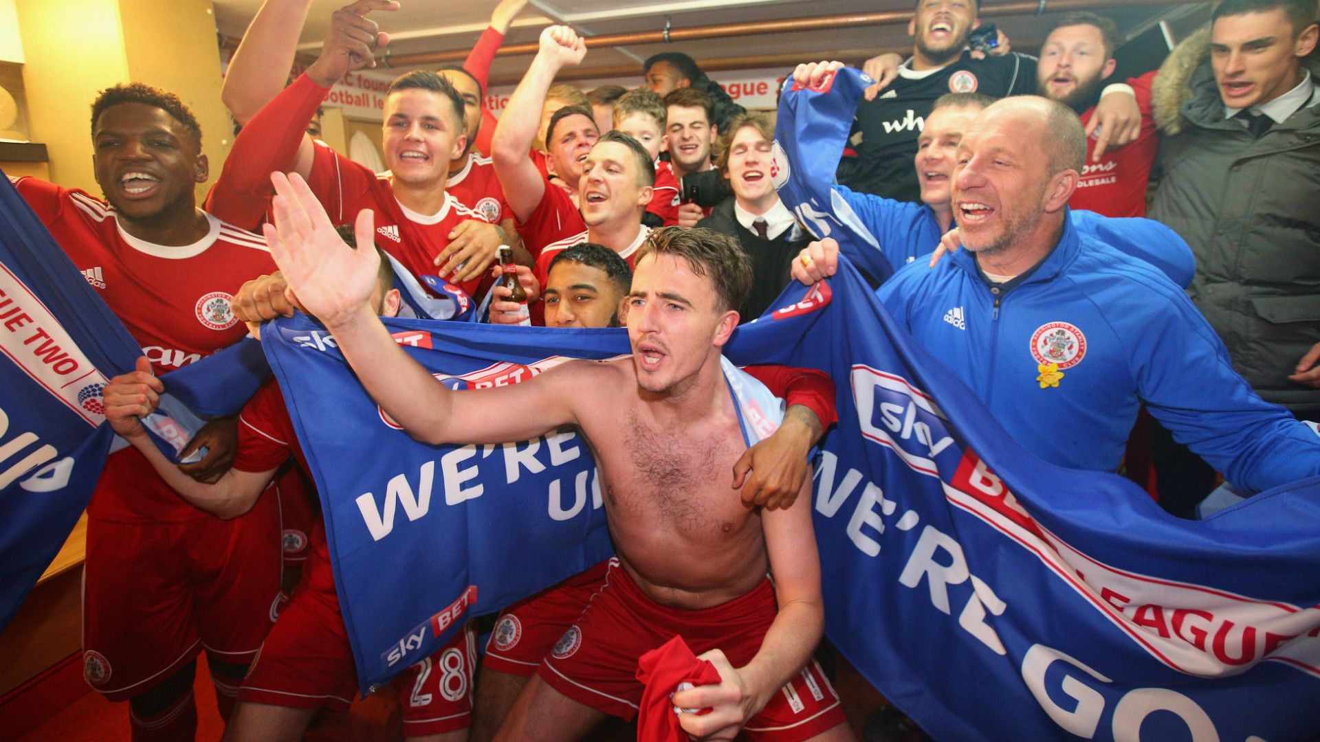 Accrington Stanley celebrate