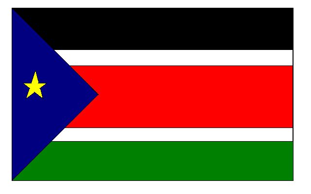 South Sudan flag.