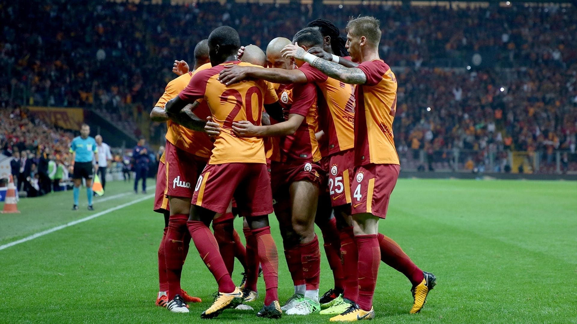Galatasaray goal celebration 9302017