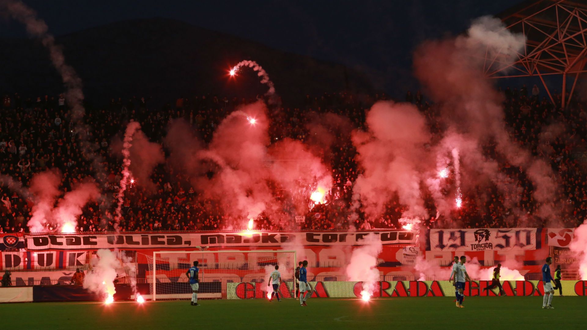 hajduk dinamo - fans - hnl - 17122016