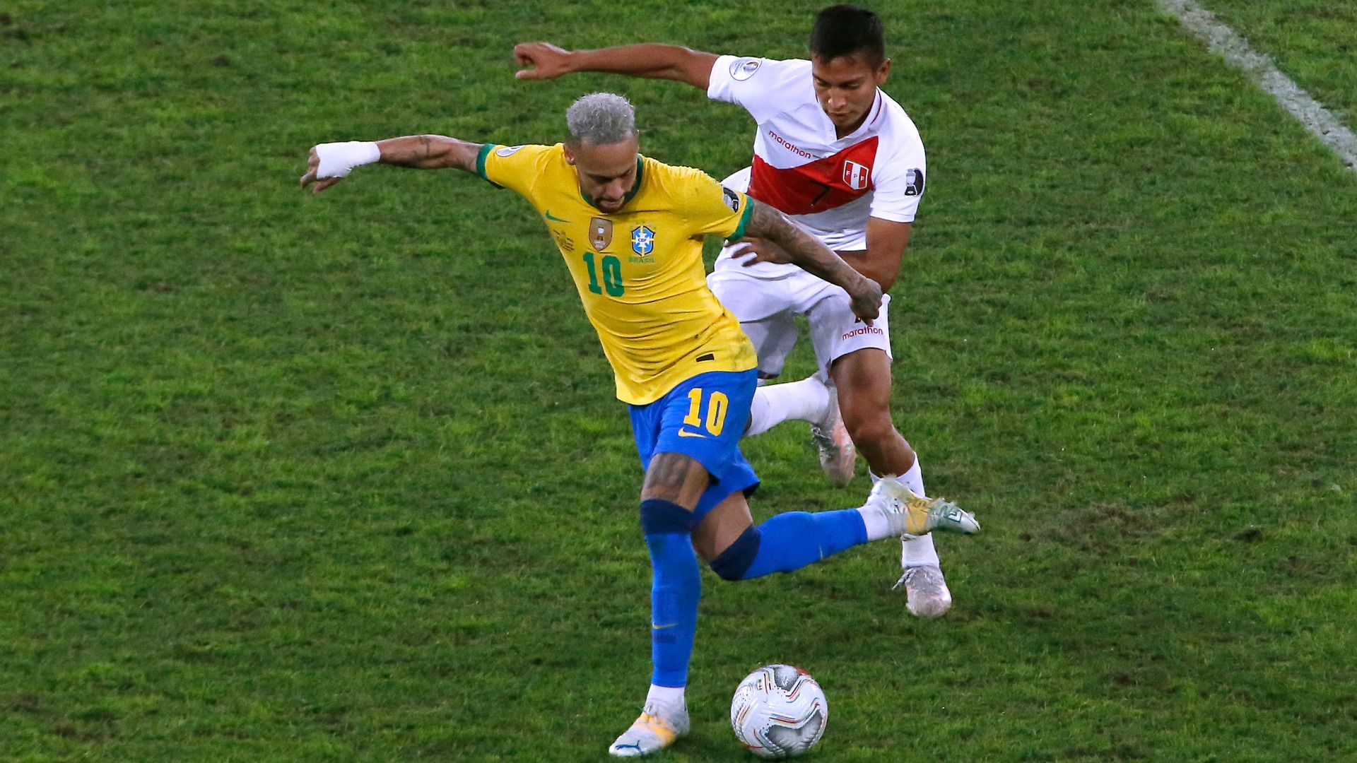 Neymar Brazil Peru Copa America 2021