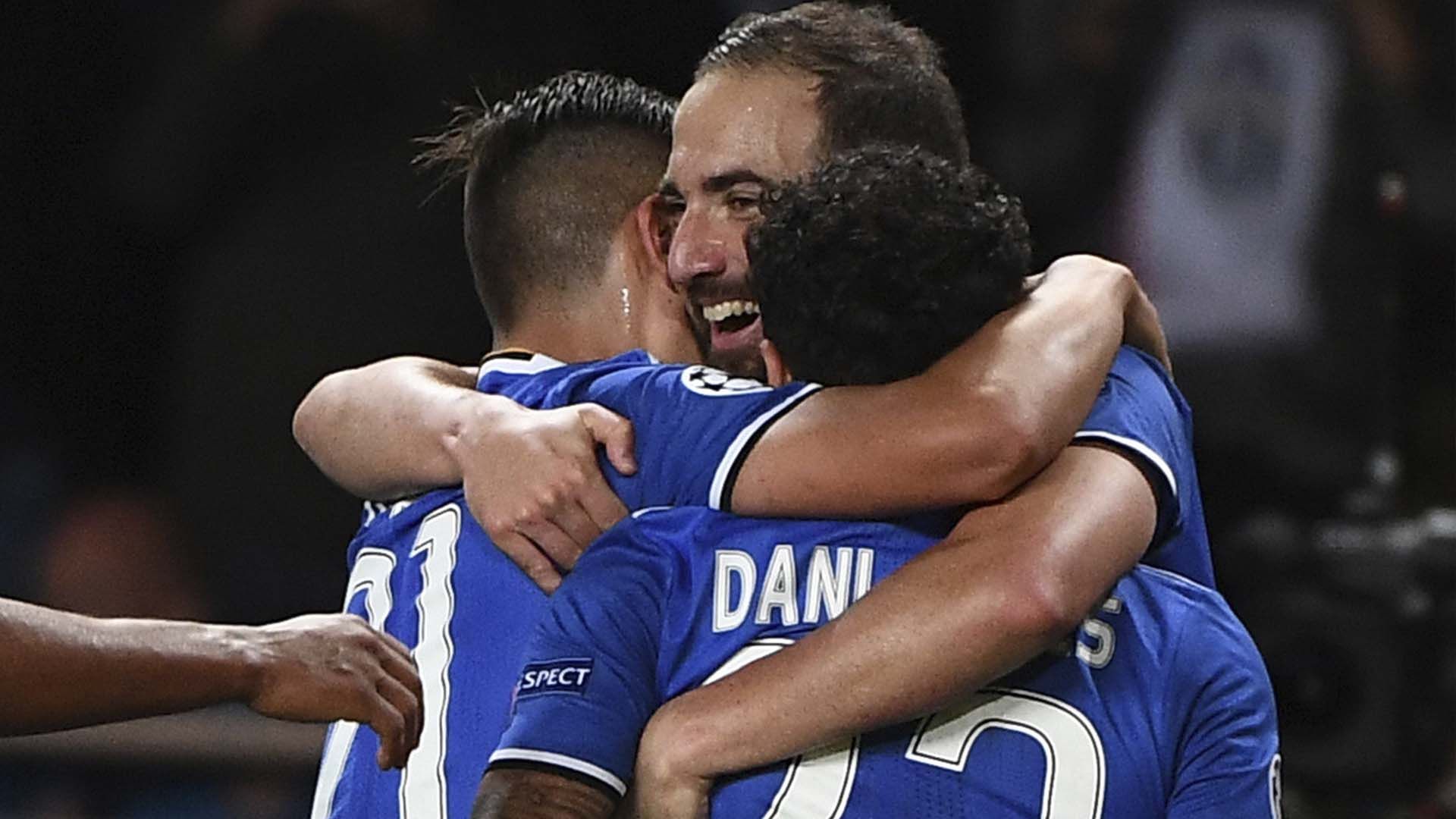 Monaco Juventus Gonzalo Higuain Daniel Alves Paulo Dybala UEFA Champions League semifinals 03052017