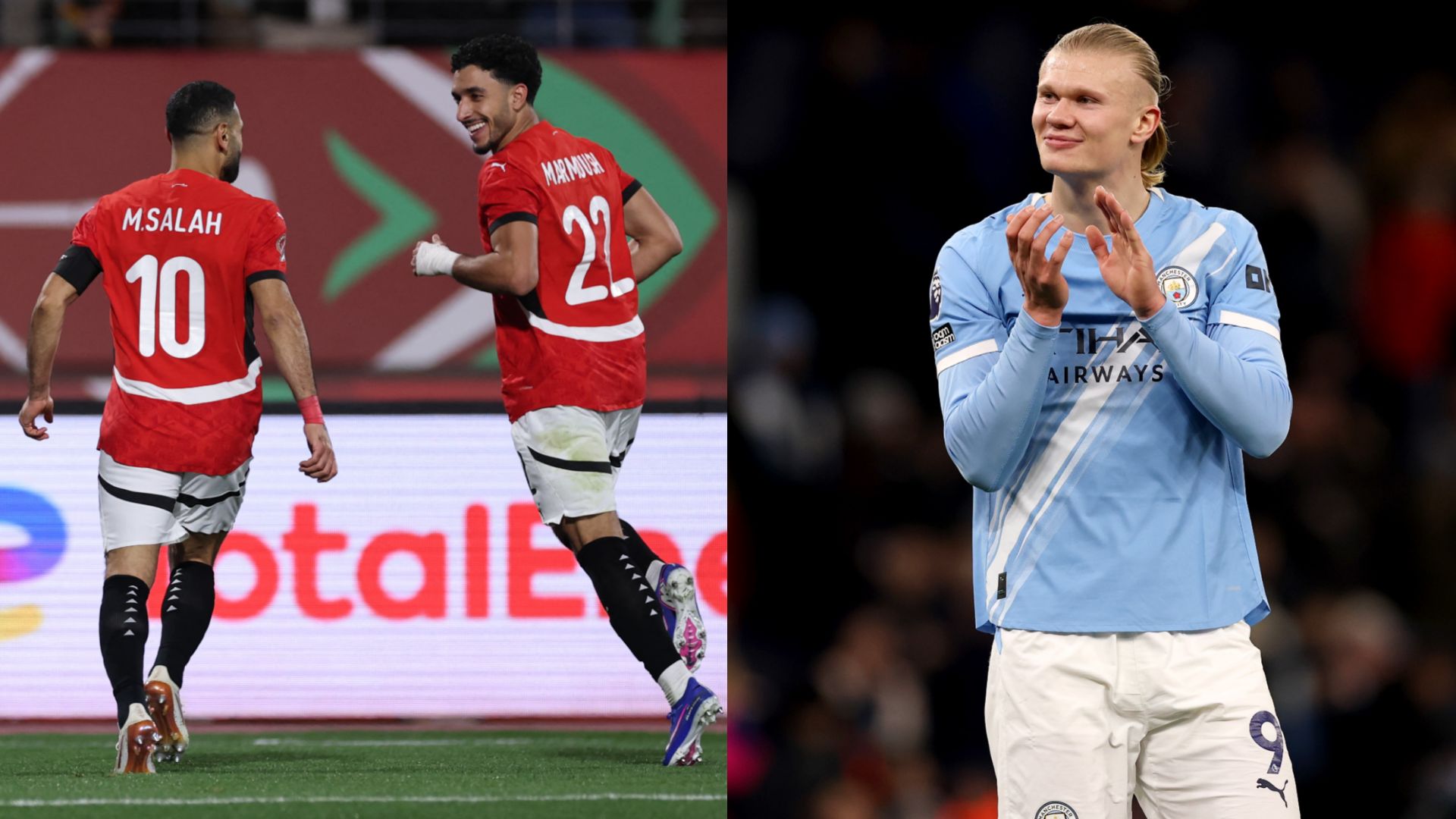 Erling Haaland & Mohamed Salah's Christmas truce?! Man City striker sends Instagram message as Egypt hero poses alongside Omar Marmoush | Goal.com Malaysia
