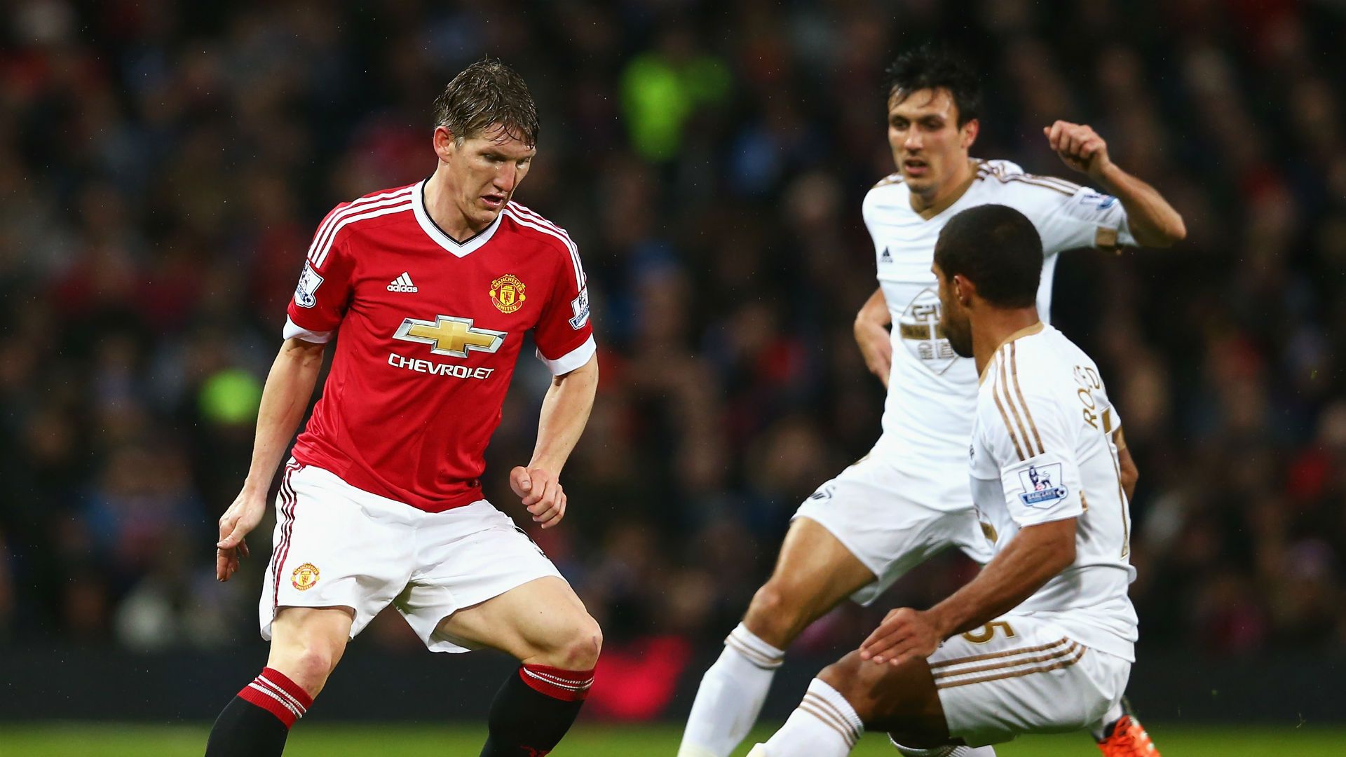 Bastian Schweinsteiger Premier League Manchester United v Swansea