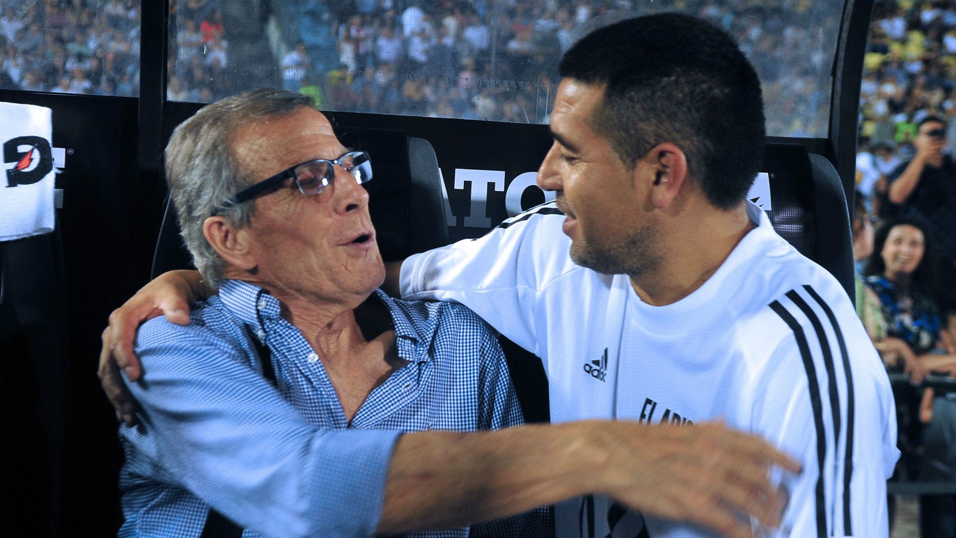 Juan Roman Riquelme Oscar Tabarez 28122019