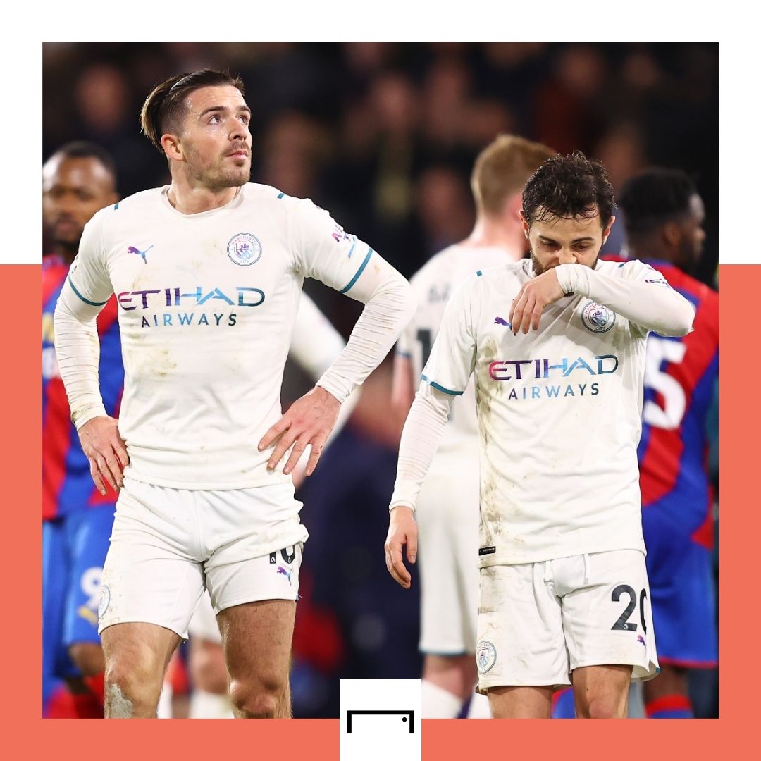 Jack Grealish Bernardo Silva Manchester City Crystal Palace Premier League 2021-22 GFX