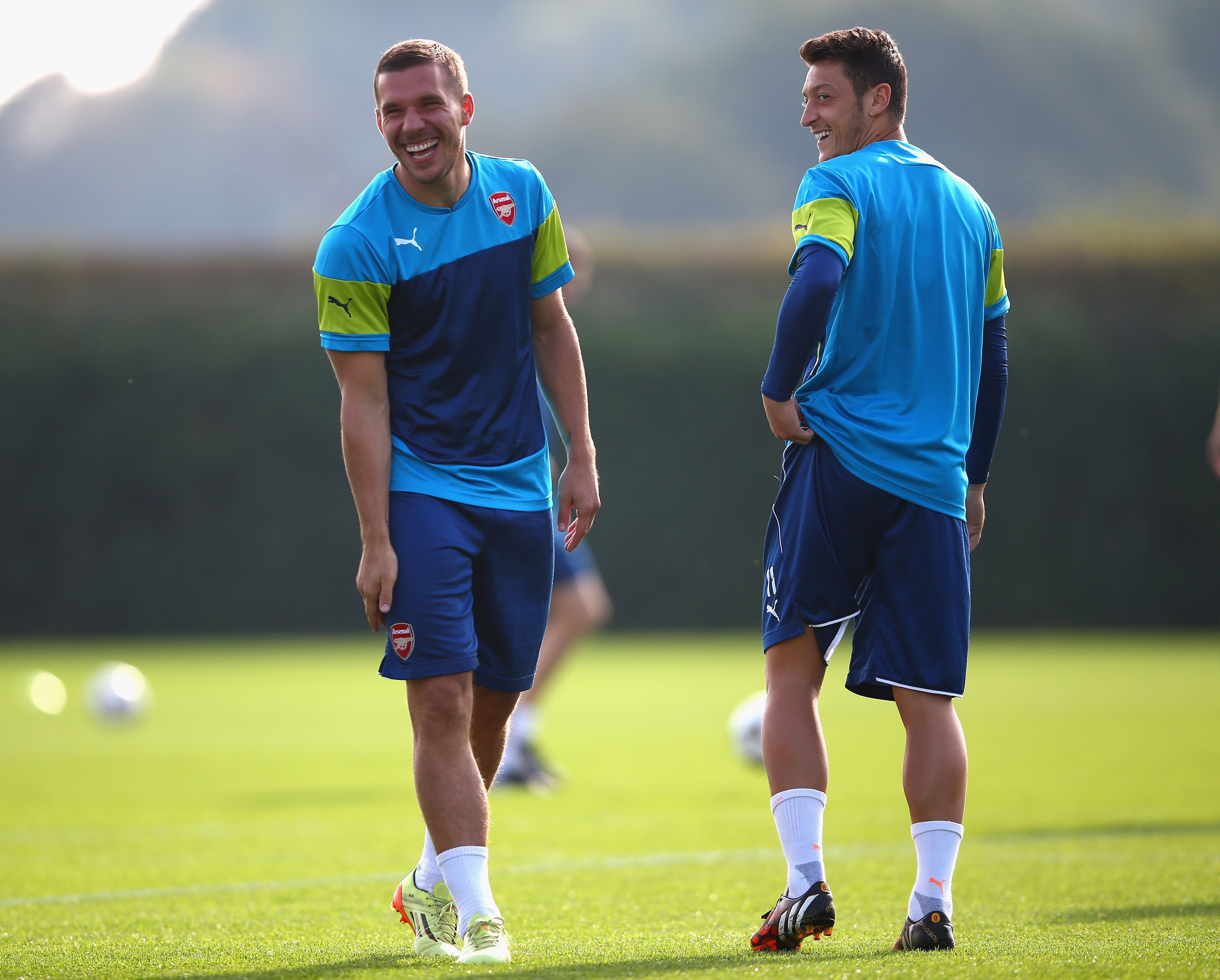 Mesut Ozil & Lukas Podolski