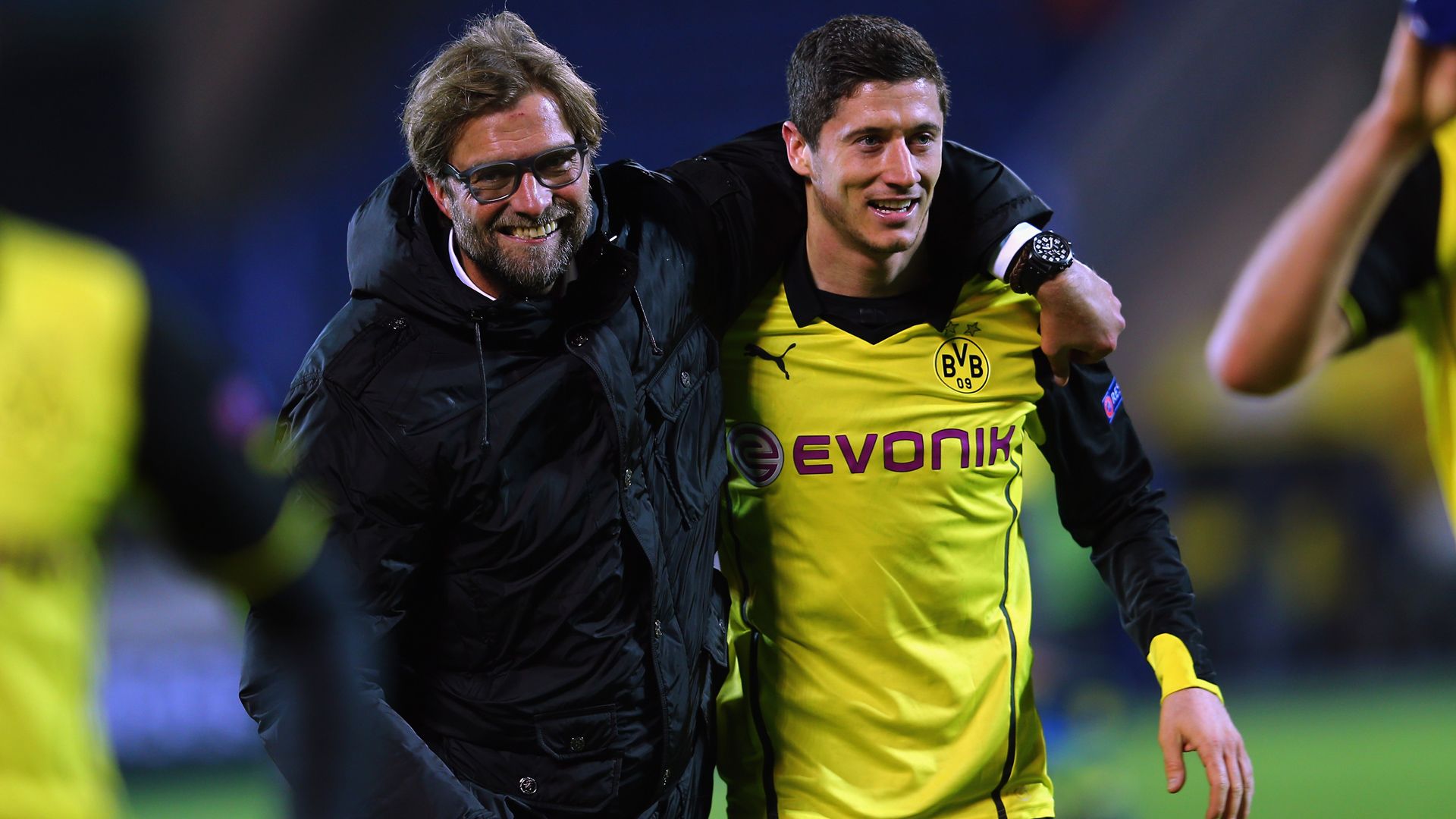 Robert Lewandowski Jürgen Klopp Boussia Dortmund