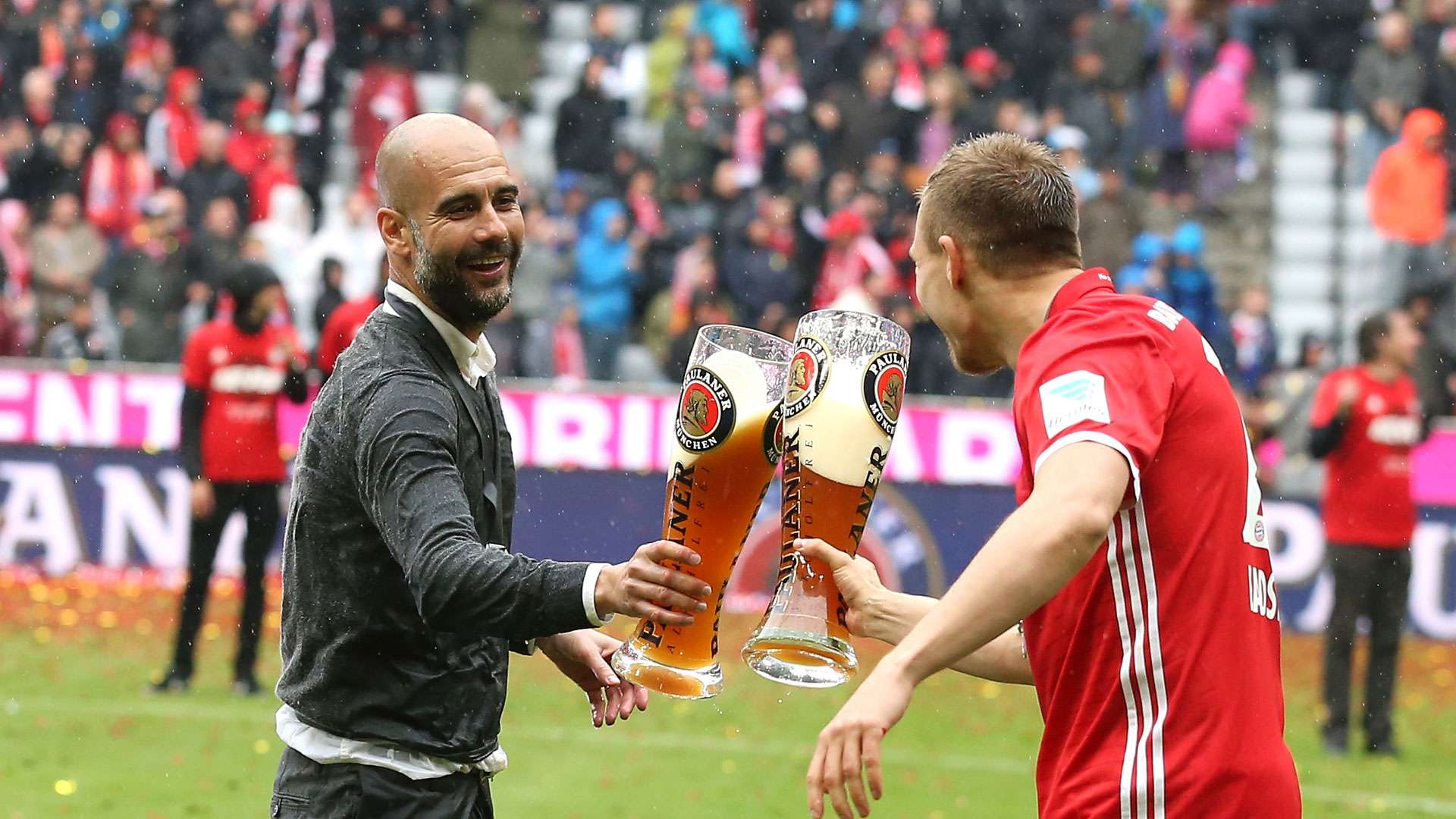 Bayern München Pep Guardiola Holger Badstuber 14052016