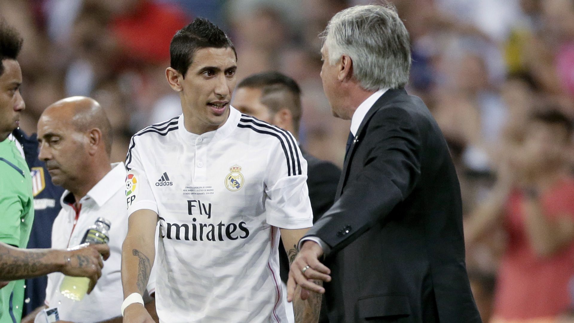 Angel Di Maria Carlo Ancelotti Real Madrid