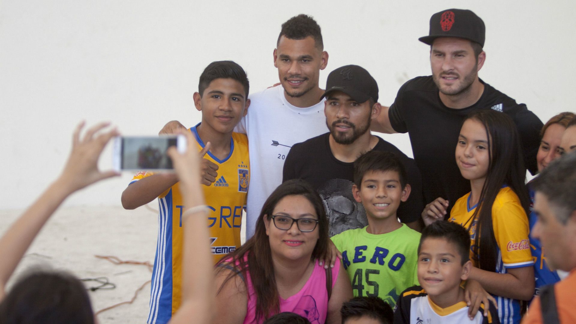 Timothee Kolodziejczak Javier Aquino Andre-Pierre Gignac Tigres earthquake relief