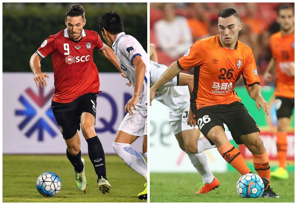 Xisco Muangthong United Nicholas D'Agostino Brisbane Roar AFC Champions League