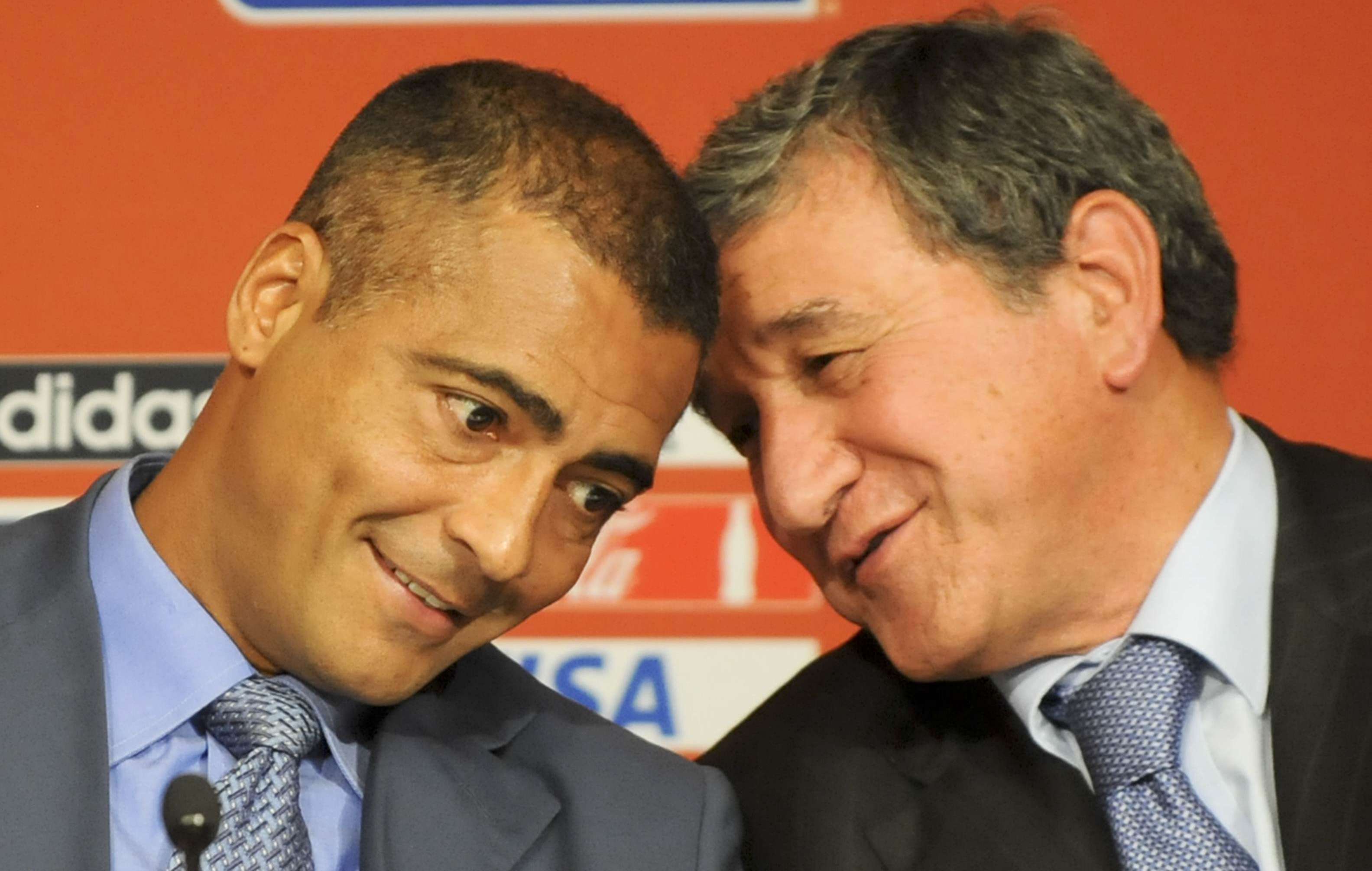 Romario e Carlos Alberto Parreira