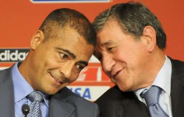 Romario e Carlos Alberto Parreira