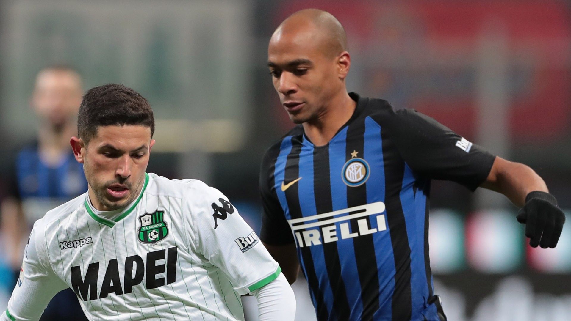 Stefano Sensi Joao Mario Inter-Sassuolo
