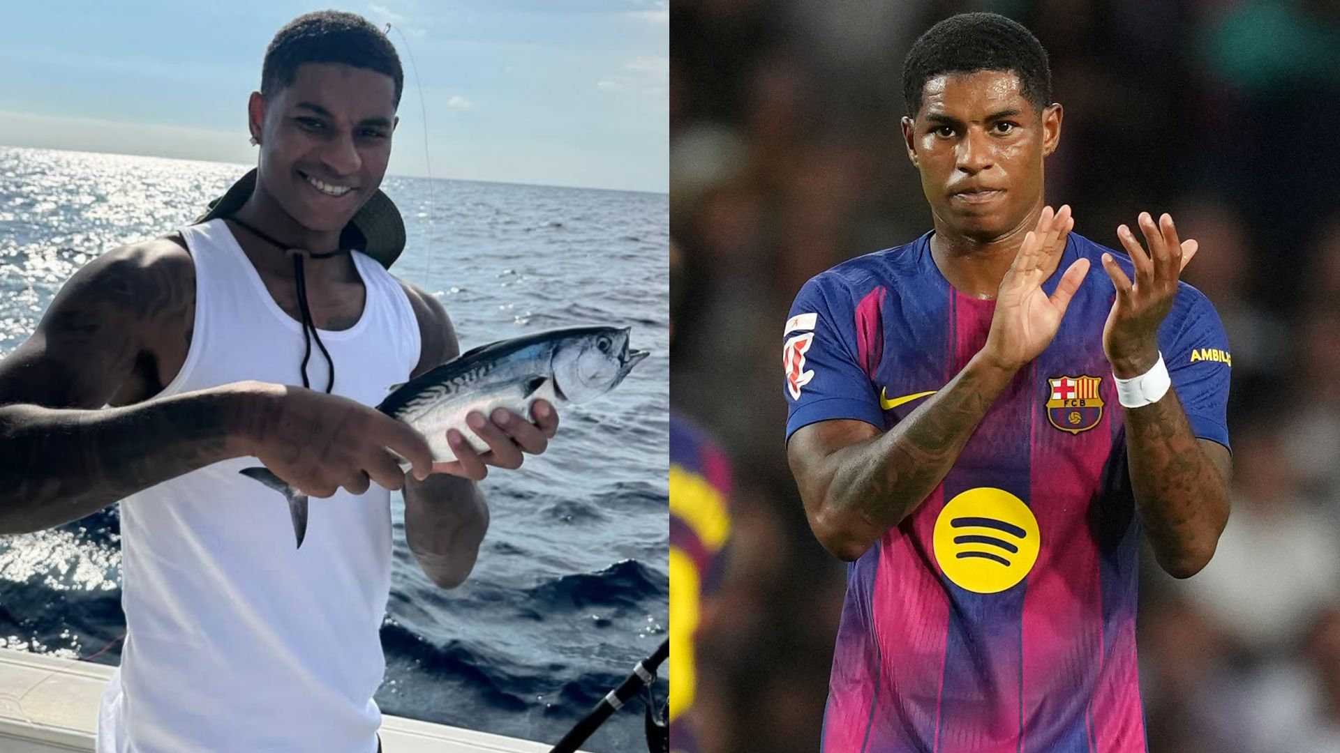 Marcus Rashford fishing 2025