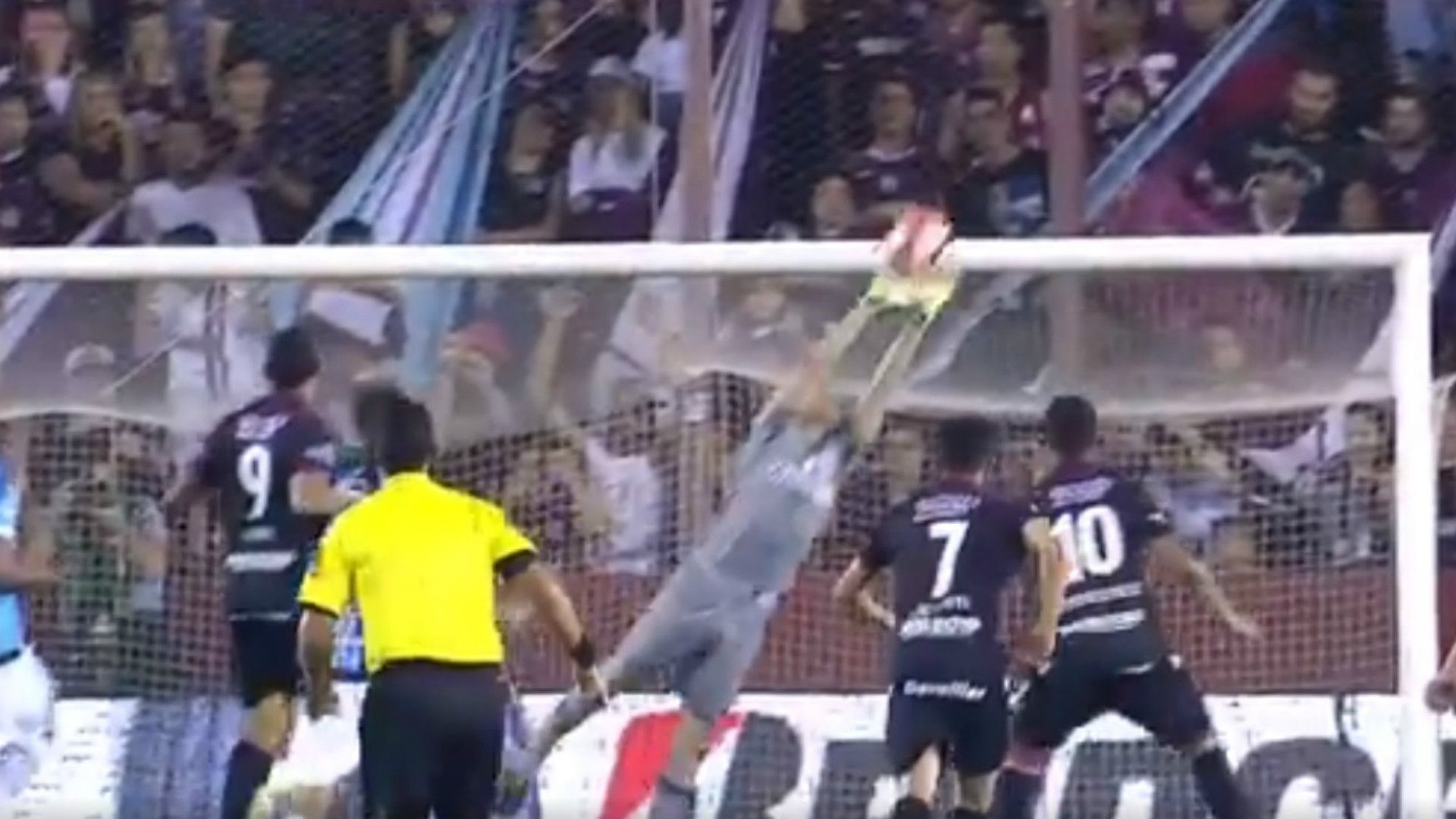Captura Marcelo Grohe Lanus Gremio Copa Libertadores 29112017