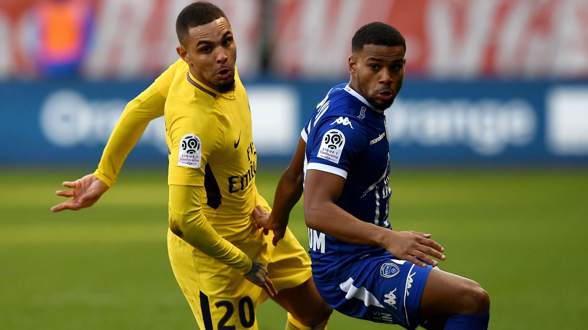 Layvin Kurzawa Samuel Grandsir Troyes PSG Ligue 1 03032018