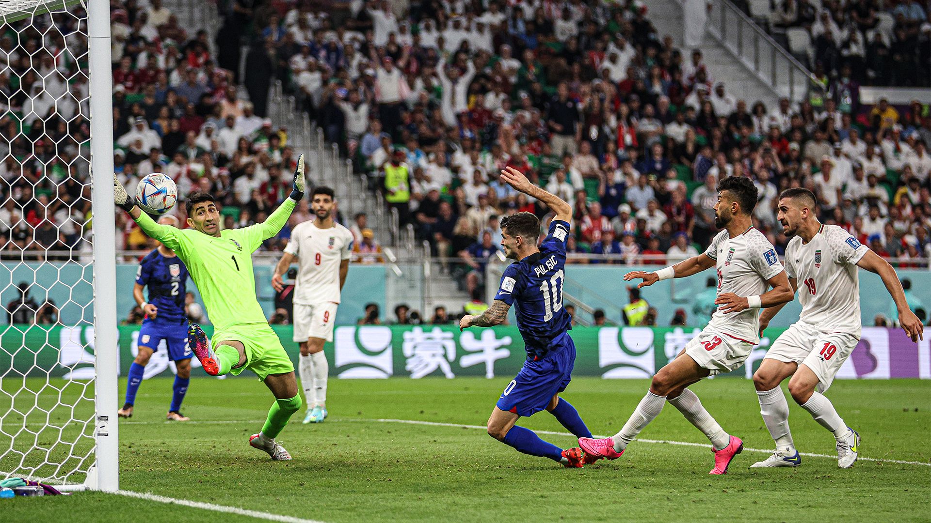 Christian Pulisic goal USMNT Iran World Cup 2022