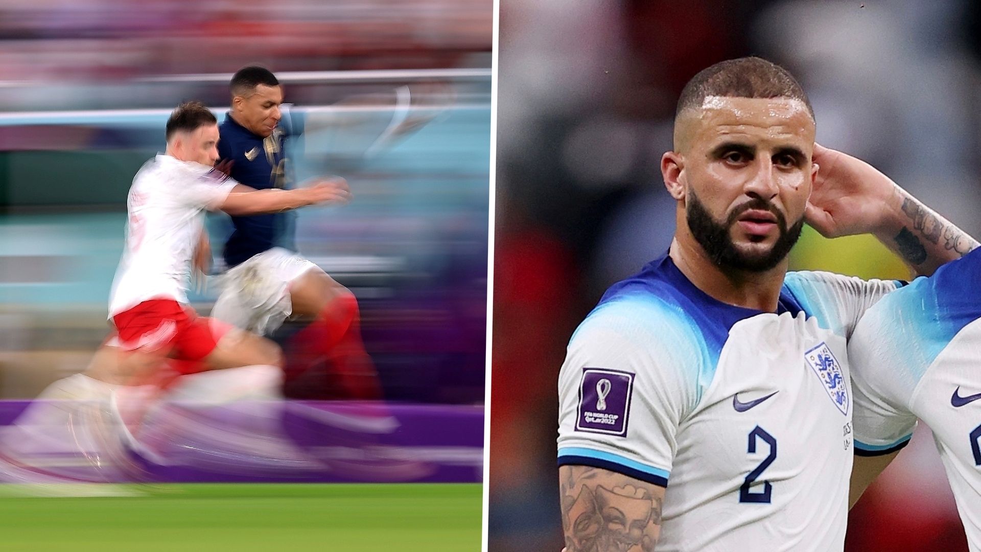 Kylian Mbappe, Kyle Walker