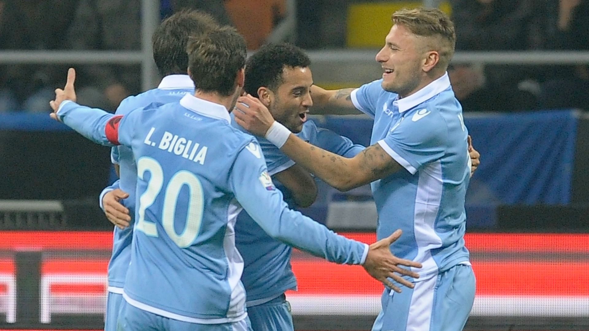 Lucas Biglia Felipe Anderson Inter Lazio