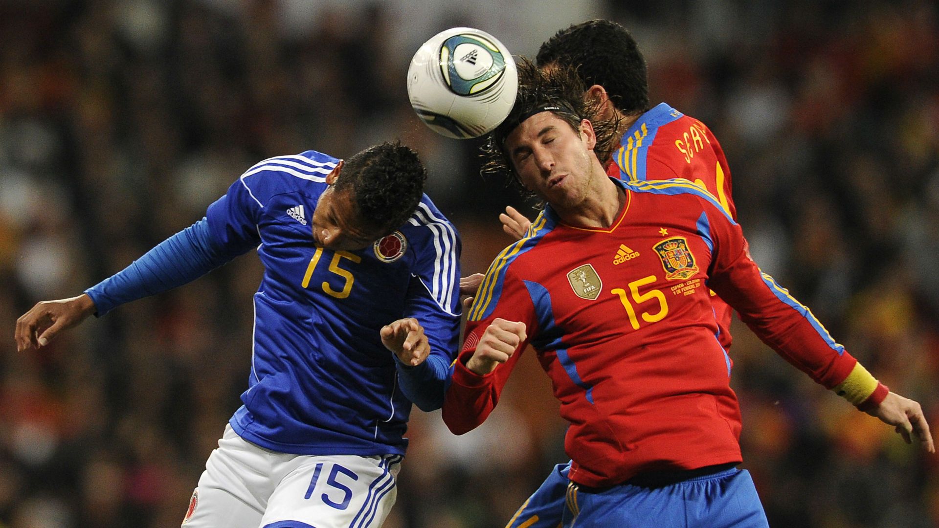 España vs Colombia amistoso internacional 2011