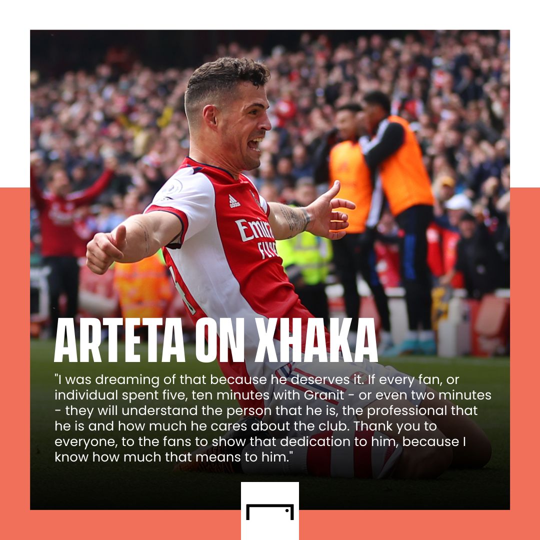 Xhaka Arteta quote