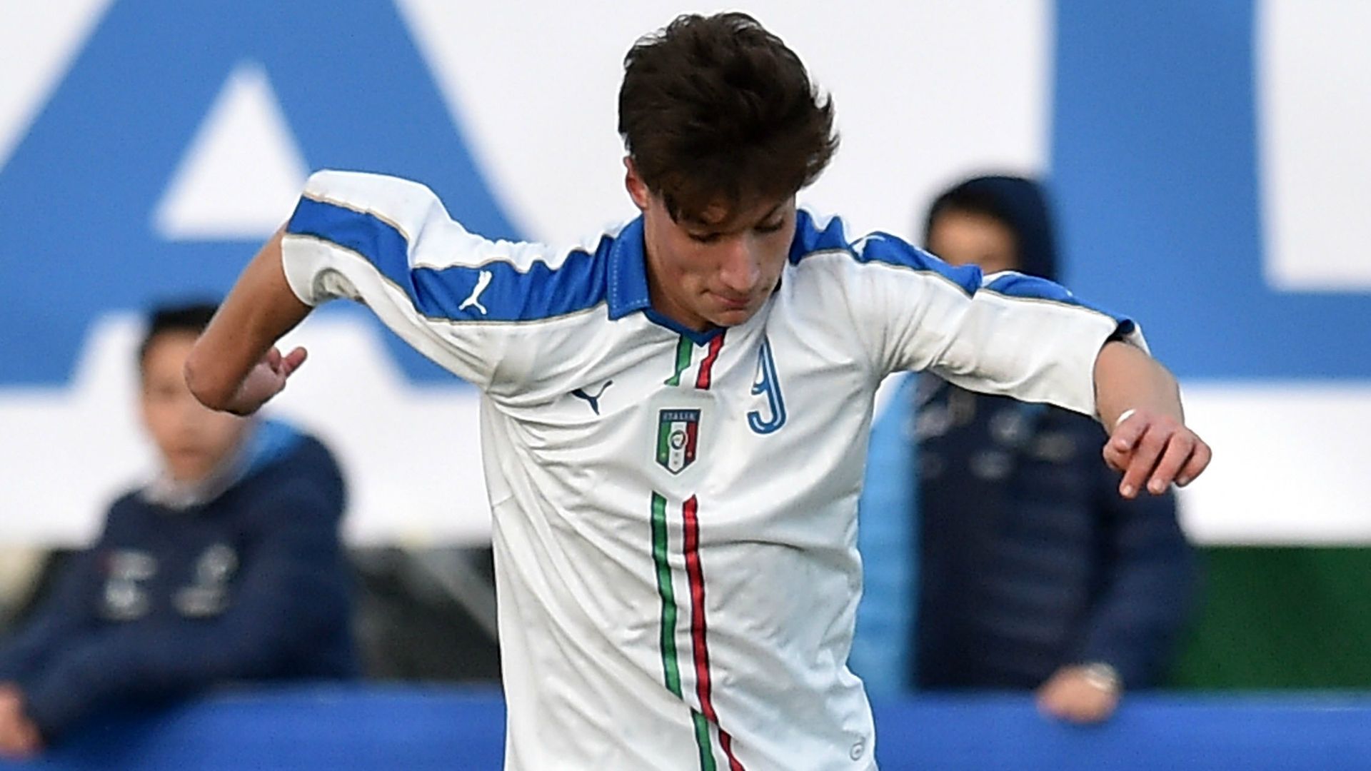 Andrea Pinamonti Italy U17 Spain U17 International Friendlies 20012016