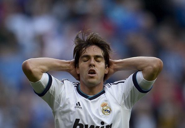 Kaka, en el Real Madrid - Valladolid