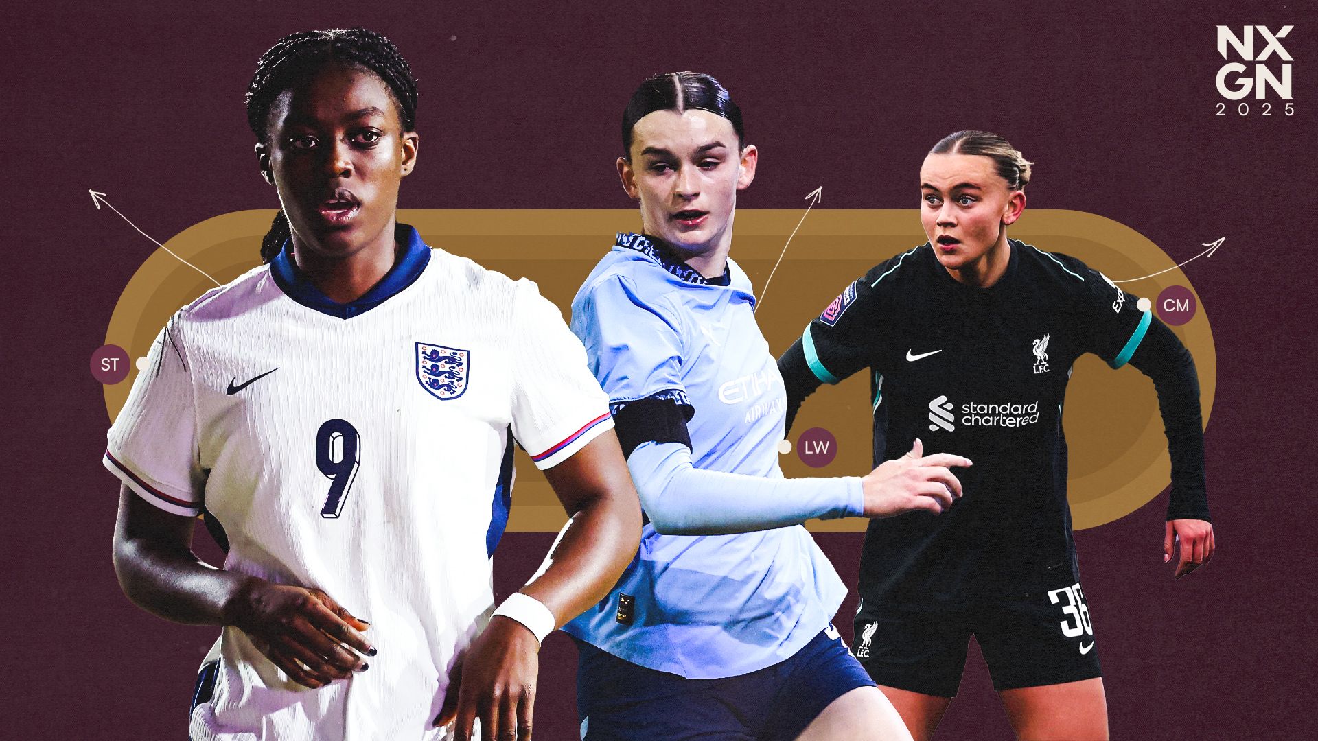 NXGN 2025 England women's GFX