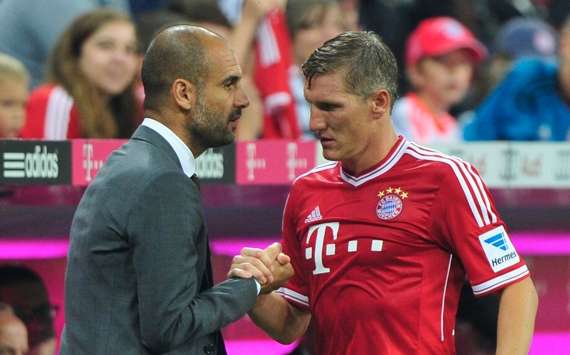 Pep Guardiola Bastian Schweinsteiger FC Bayern München 08092013