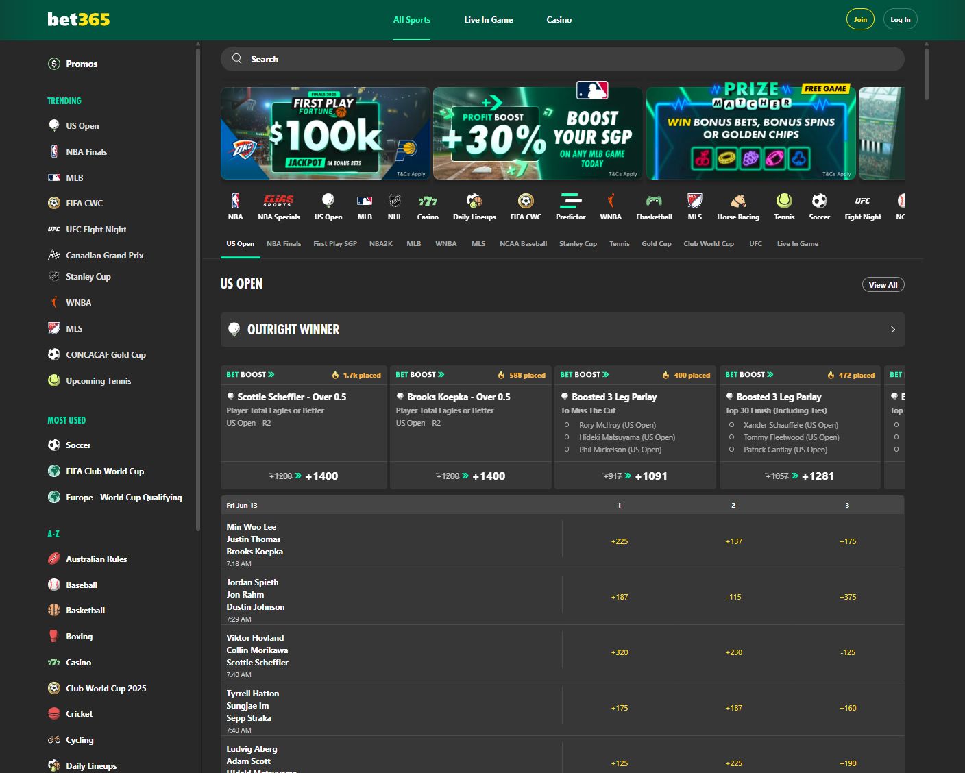 bet365 sports betting