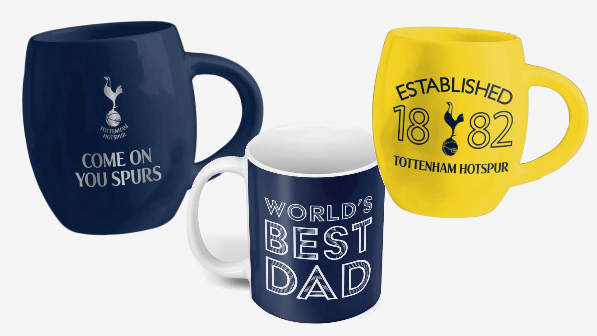 7 Tottenham foco mugs