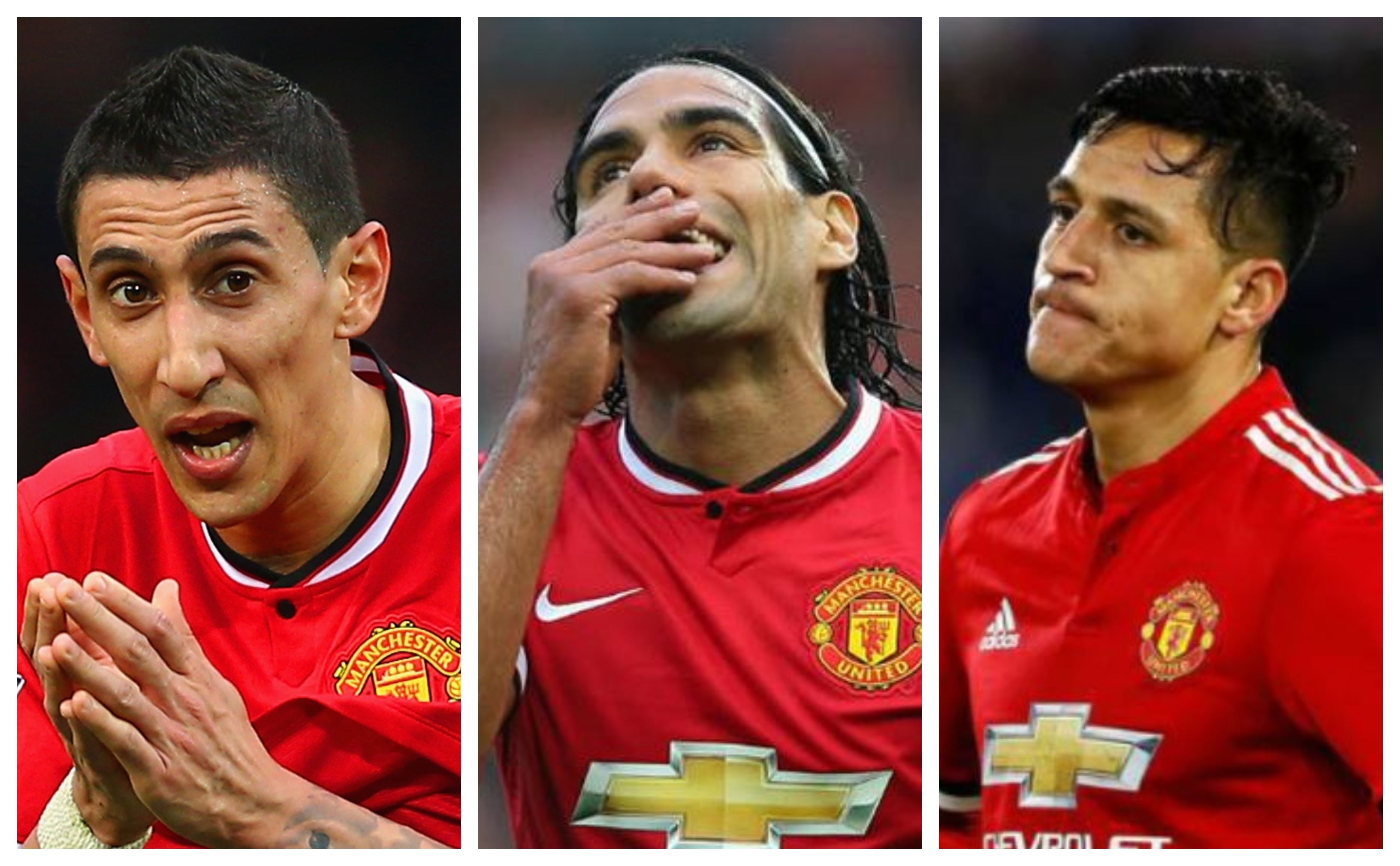Collage Di Maria, Falcao, Alexis