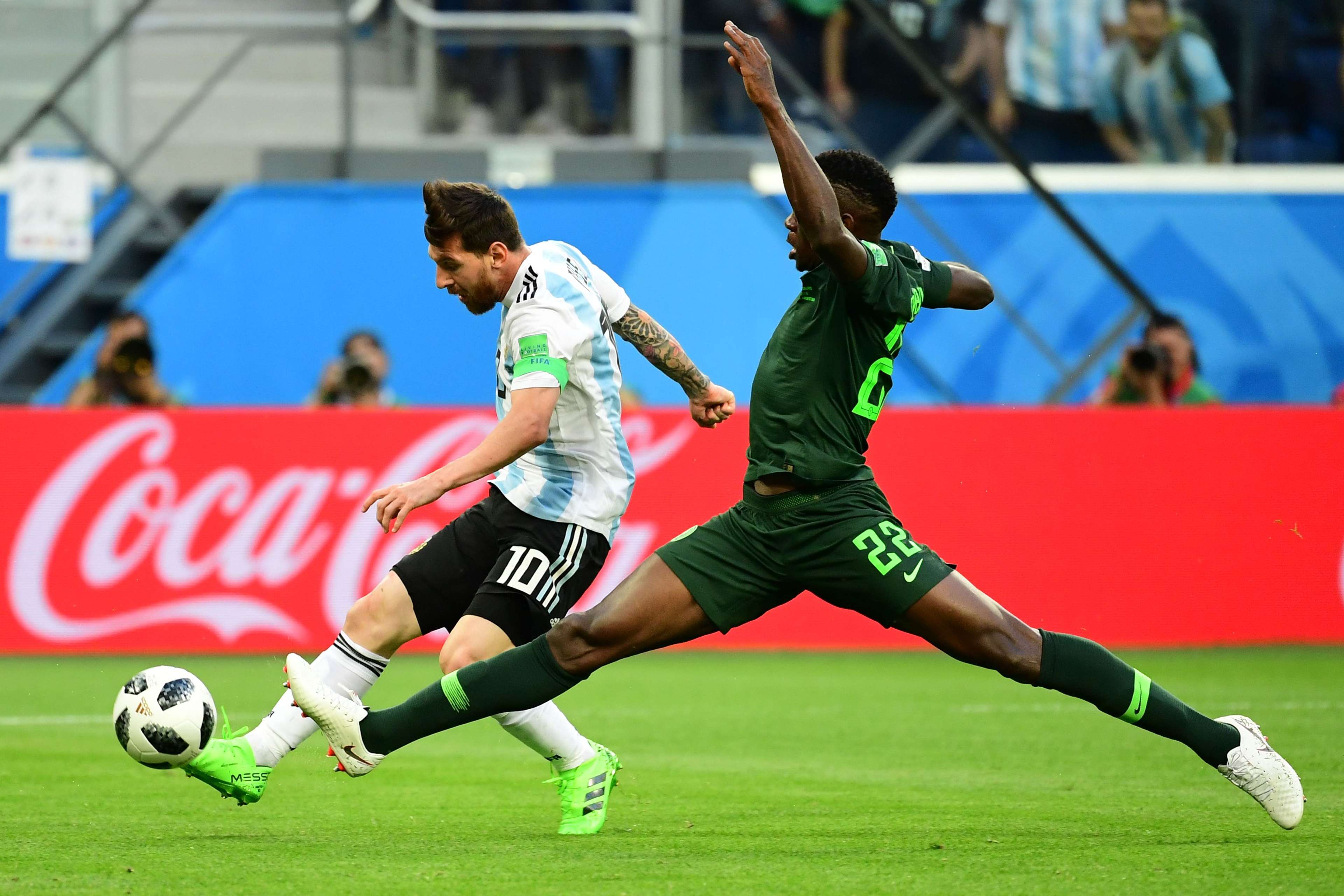 lionel messi goal argentina nigeria