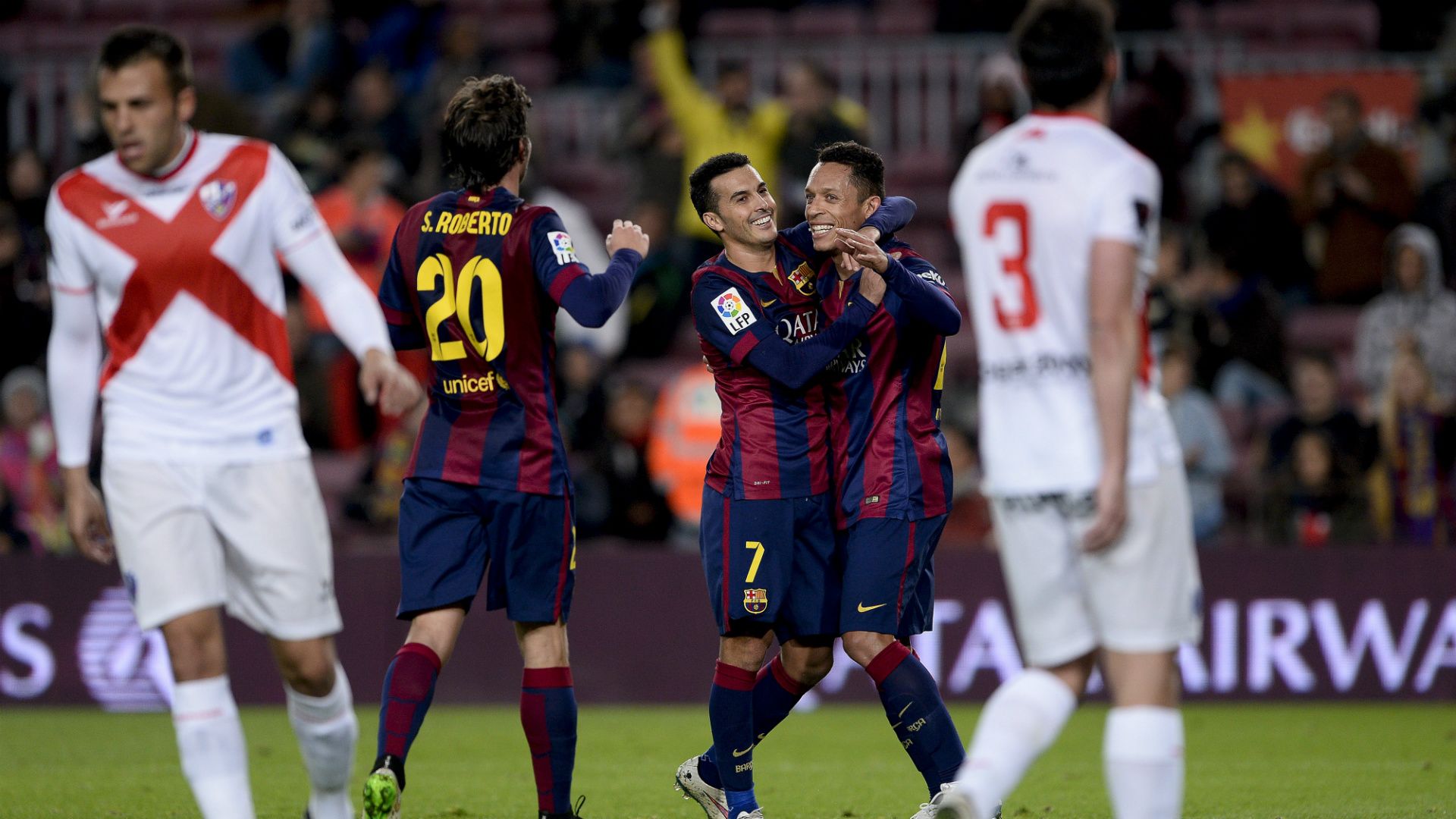 Pedro Rodriguez Adriano Correia Sergi Roberto Barcelona Huesca Copa del Rey 12162014