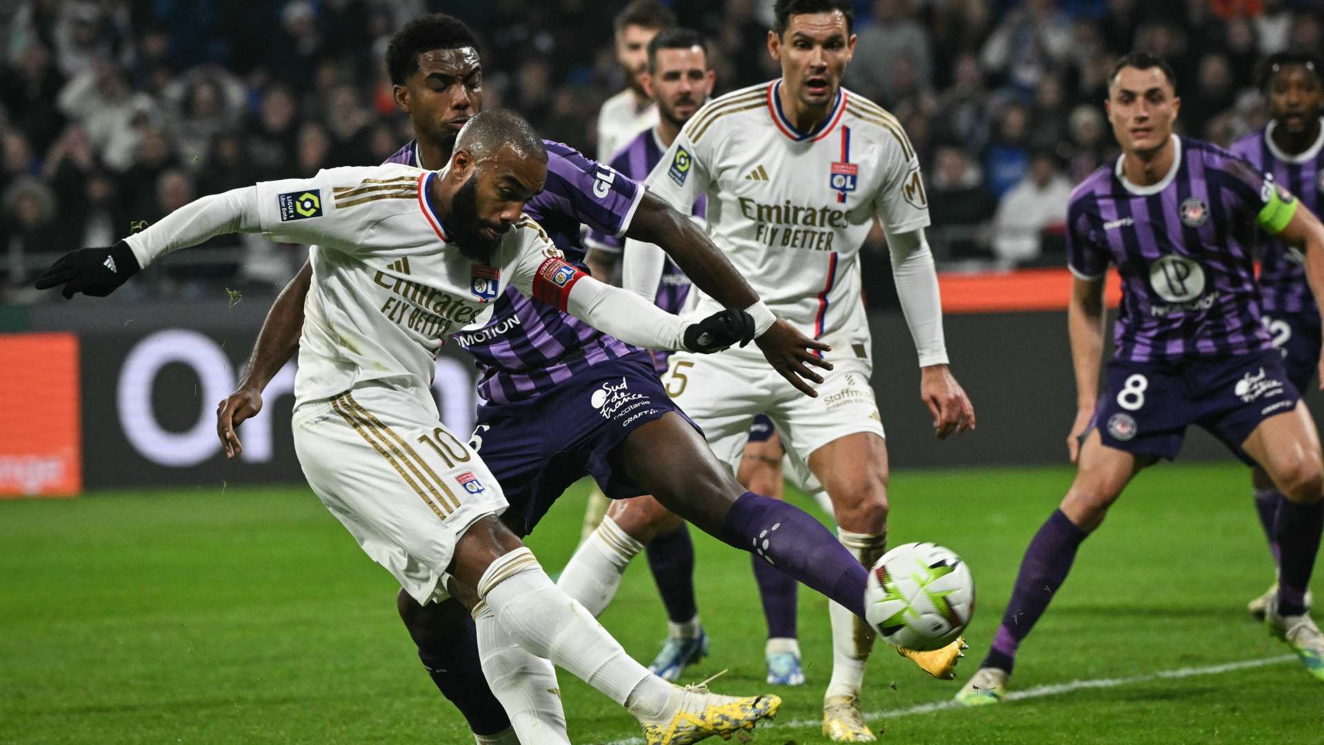 Alexandre Lacazette Lyon Toulouse Ligue 1 10122023