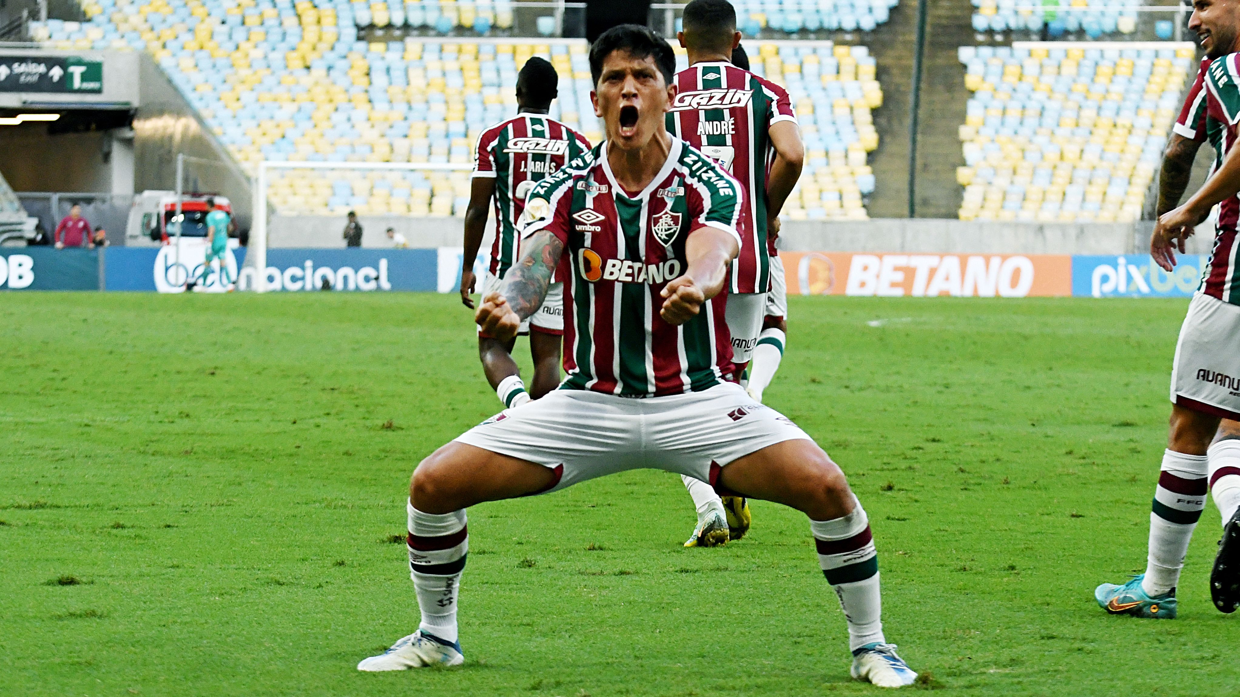 Cano, em Fluminense x São Paulo, Brasileirão 2022