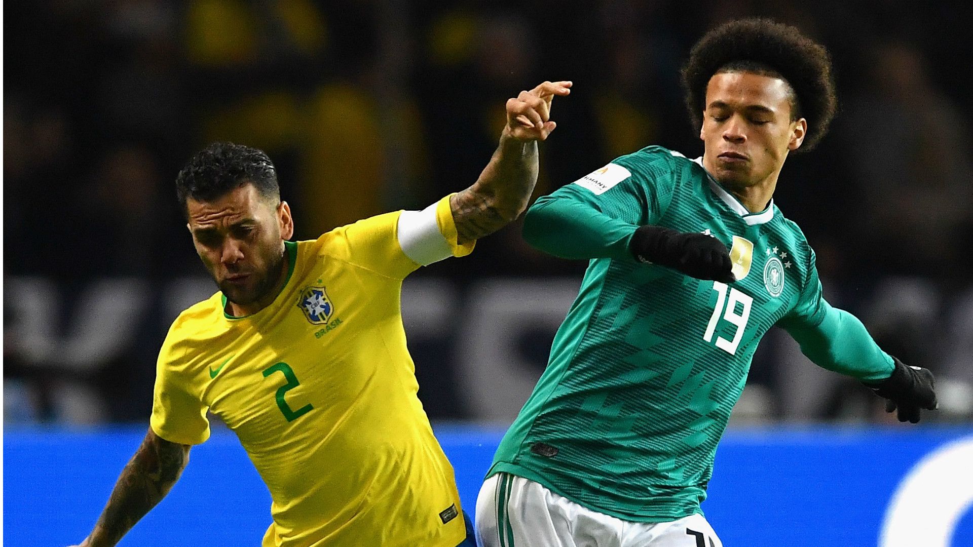 Dani Alves Leroy Sane Brazil Germany