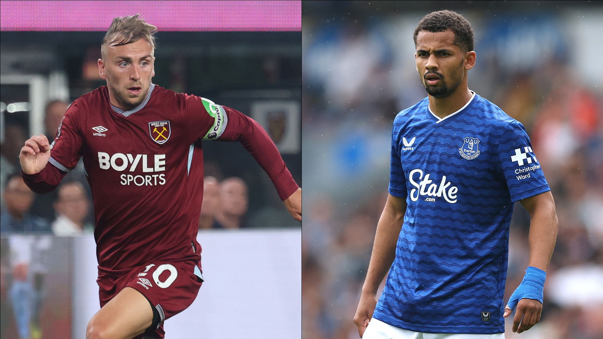 Jarrod Bowen West Ham Iliman Ndiaye Everton