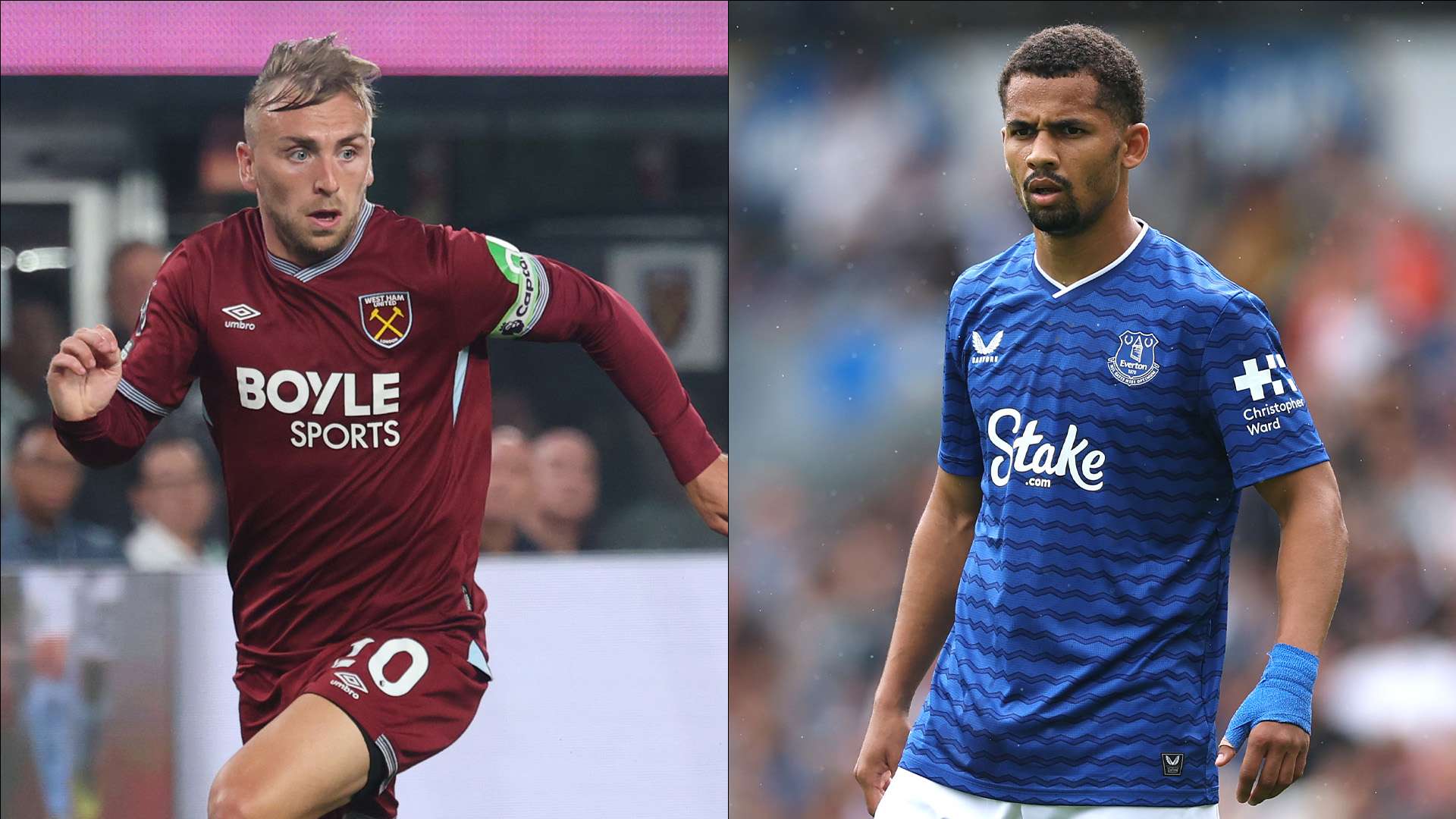 Jarrod Bowen West Ham Iliman Ndiaye Everton