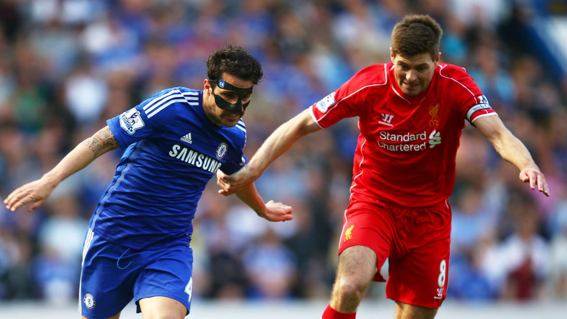 Cesc Fabregas Steven Gerrard Chelsea Liverpool Premier League 10052015