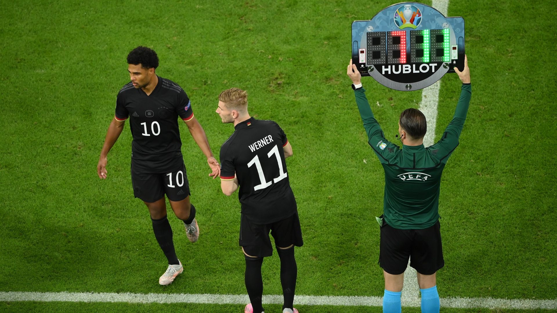 Serge Gnabry Timo Werner Germany Hungary European Championship 2021