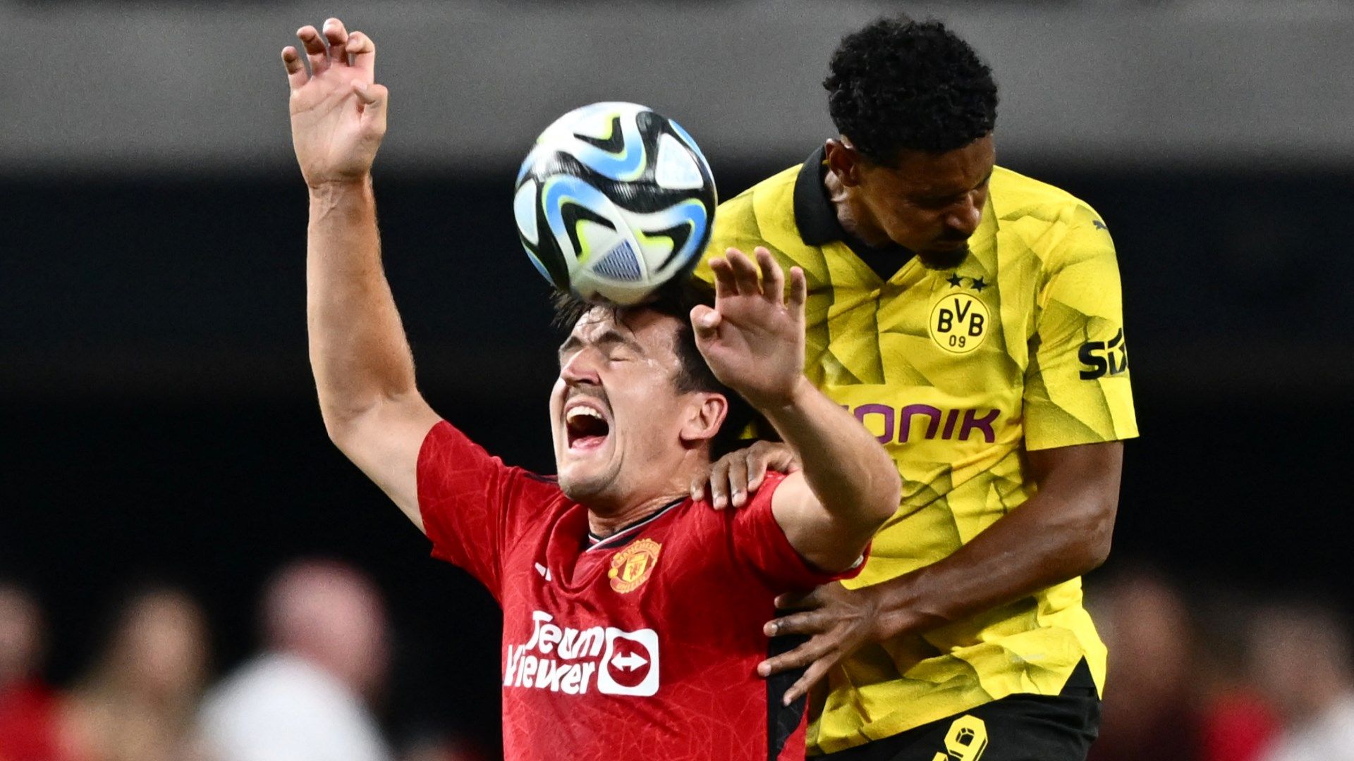 Maguire Haller Manchester United Dortmund 2023