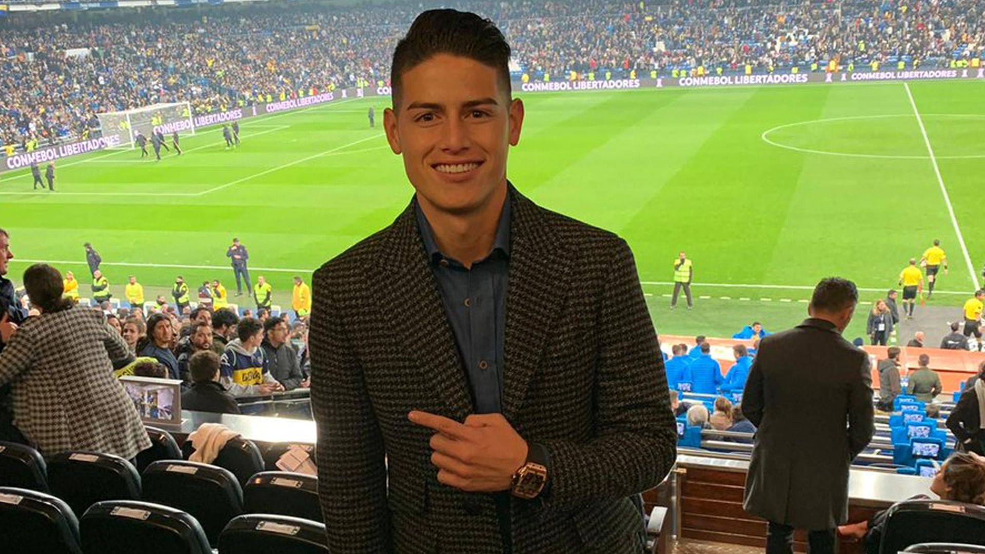 James Rodriguez Boca River Santiago Bernabeu 2018